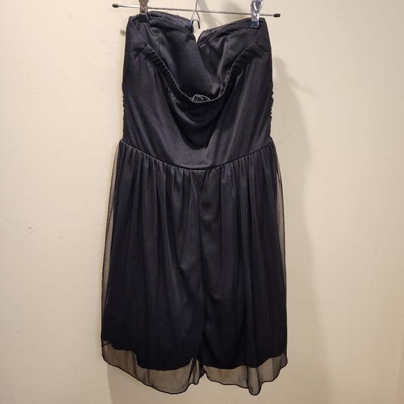 Trixxi Black Strapples Party Short Dress size L (Juniors) - Picture 12 of 13